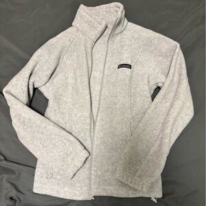 Columbia Light Gray Fleece Jacket